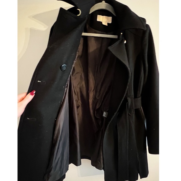 Michael Kors Jackets & Coats Michael Kors Black Coat With Gold